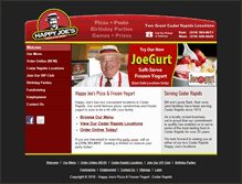 Tablet Screenshot of happyjoescr.com